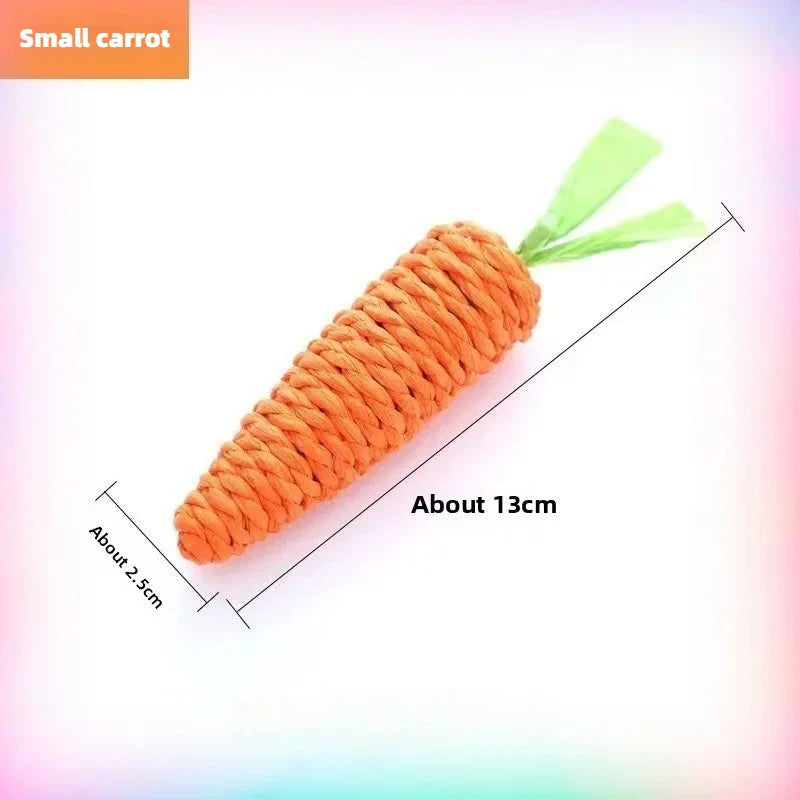 Cat Carrot Teeth Grinding Toy