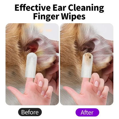 50 PCS Pet Ear Cleaning Kit