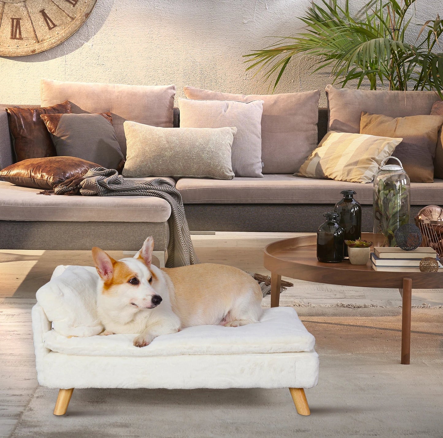 Nordic Elevated Pet Sofa Bed