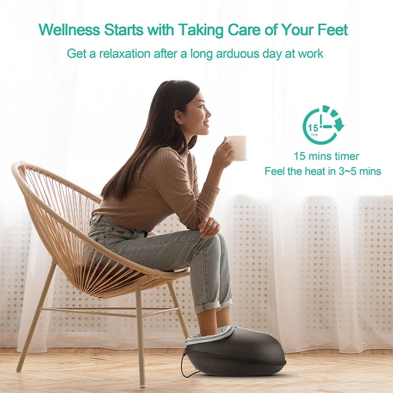 Medcursor Shiatsu Foot Massager Machine with Heat