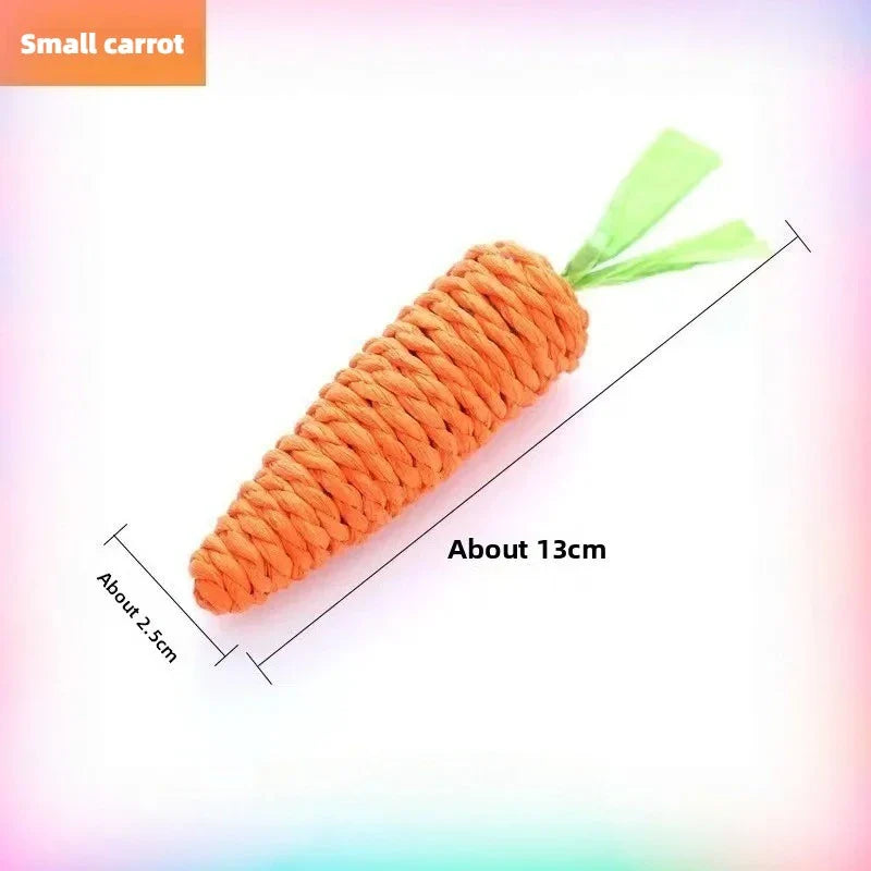 Cat Carrot Teeth Grinding Toy