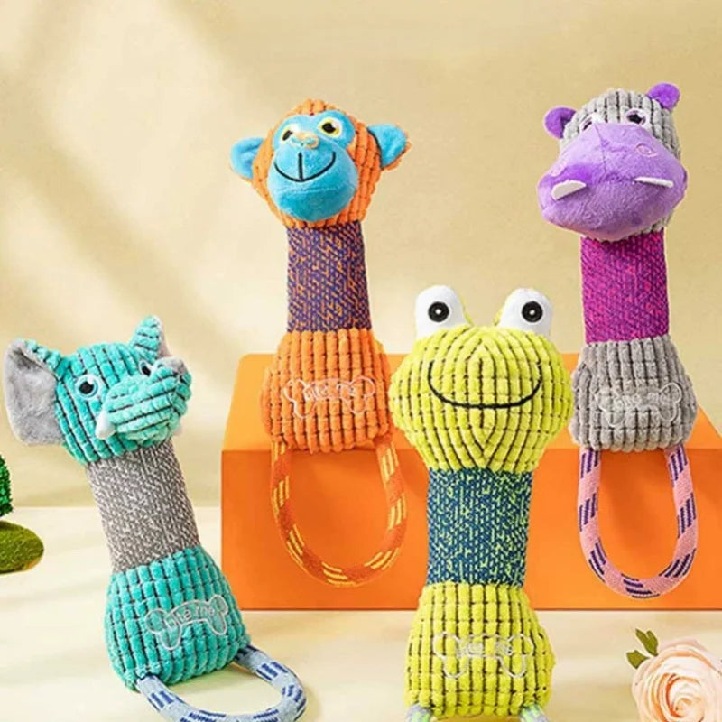 Animal Shaped Corduroy Dog Toys