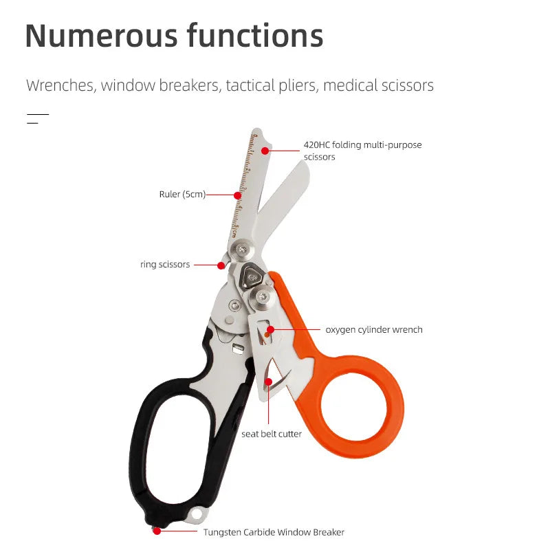 ResQBlade Tactical EMT Folding Rescue Shears