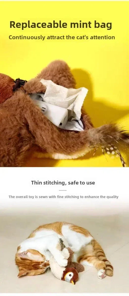 Catnip Electric Pat Bird Toy