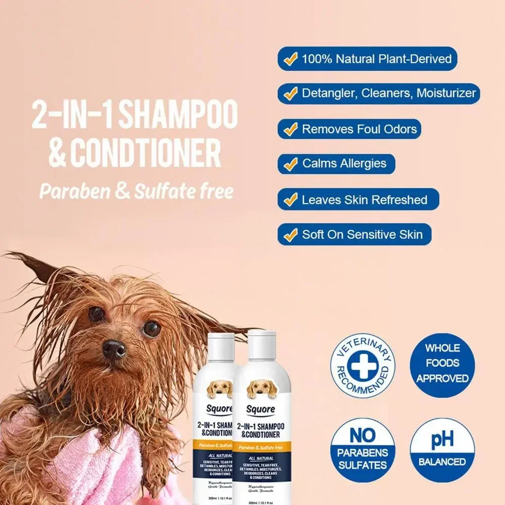 Natural Puppy Shampoo & Conditioner 2-in-1