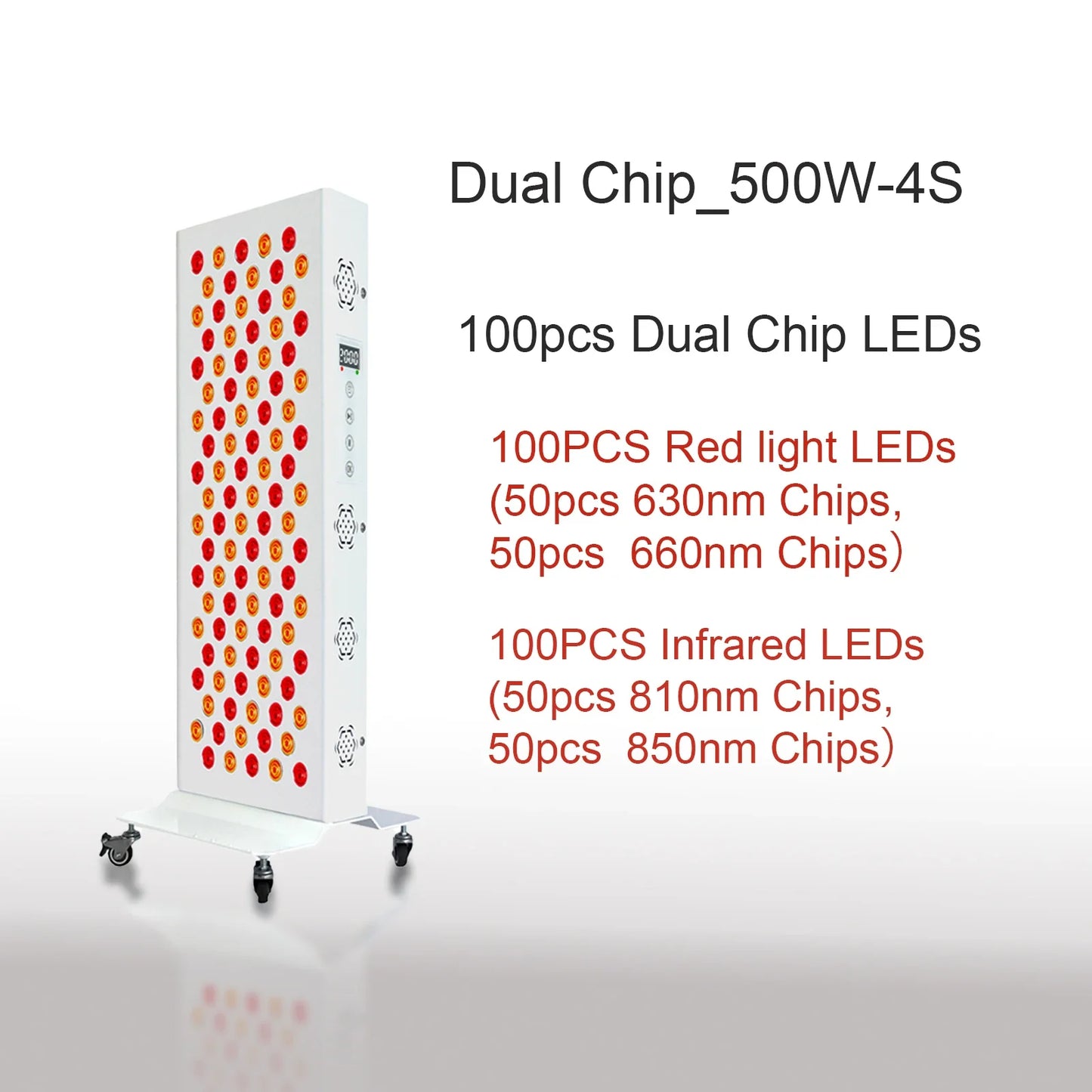 Dual-Chip Red & Near-Infrared LED Therapy Panel