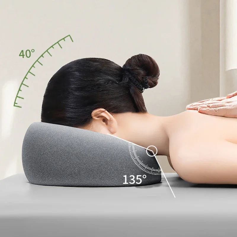 Ergonomic Face-Down Memory Foam Pillow