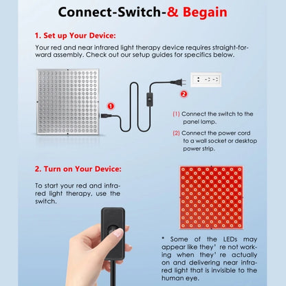 LED Red Light Therapy Panel