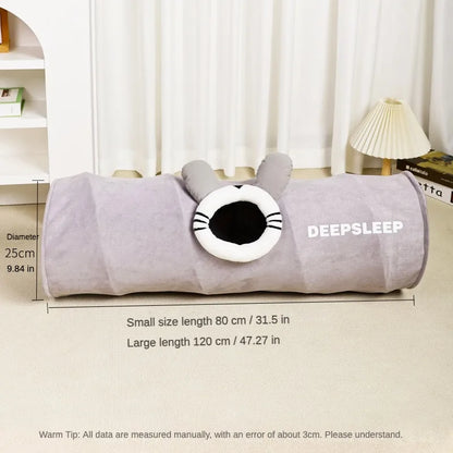 WhiskerWind Foldable Cat Tunnel