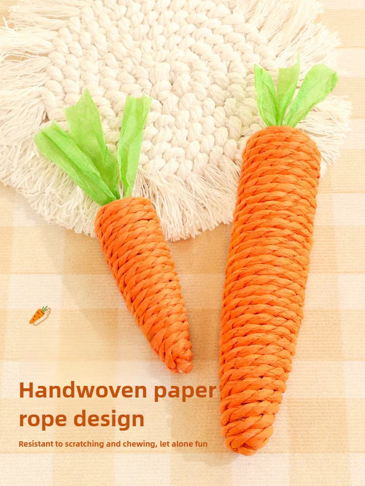Cat Carrot Teeth Grinding Toy