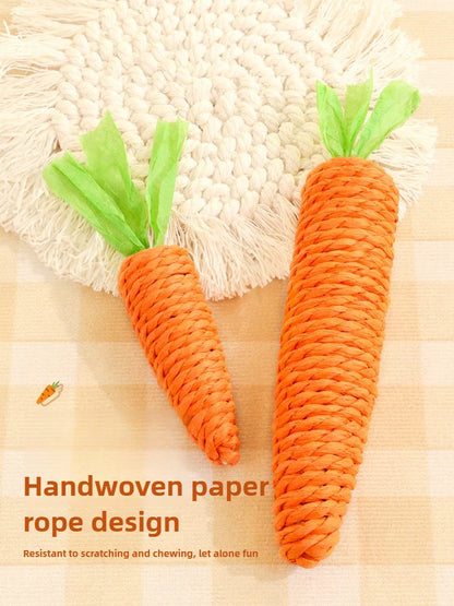 Cat Carrot Teeth Grinding Toy
