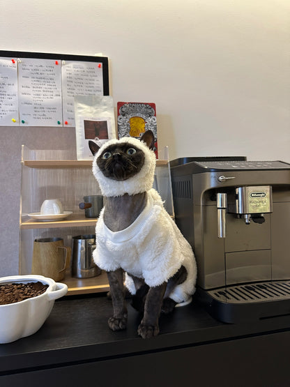 Hairless Cat Clothes Winter Warm Fleece