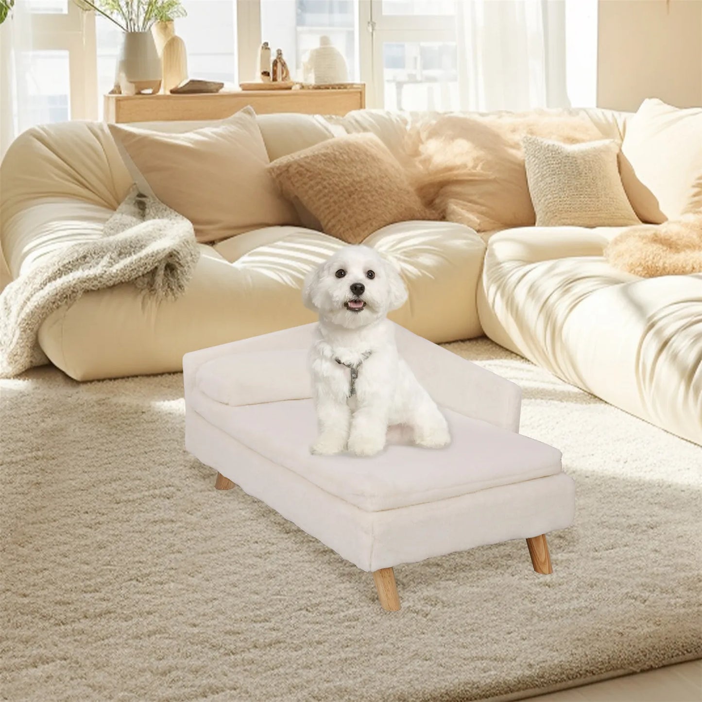 Nordic Elevated Pet Sofa Bed