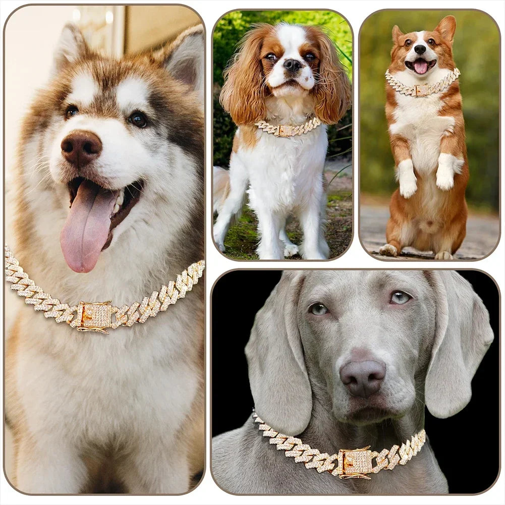 Cuban Link Diamond Collar
