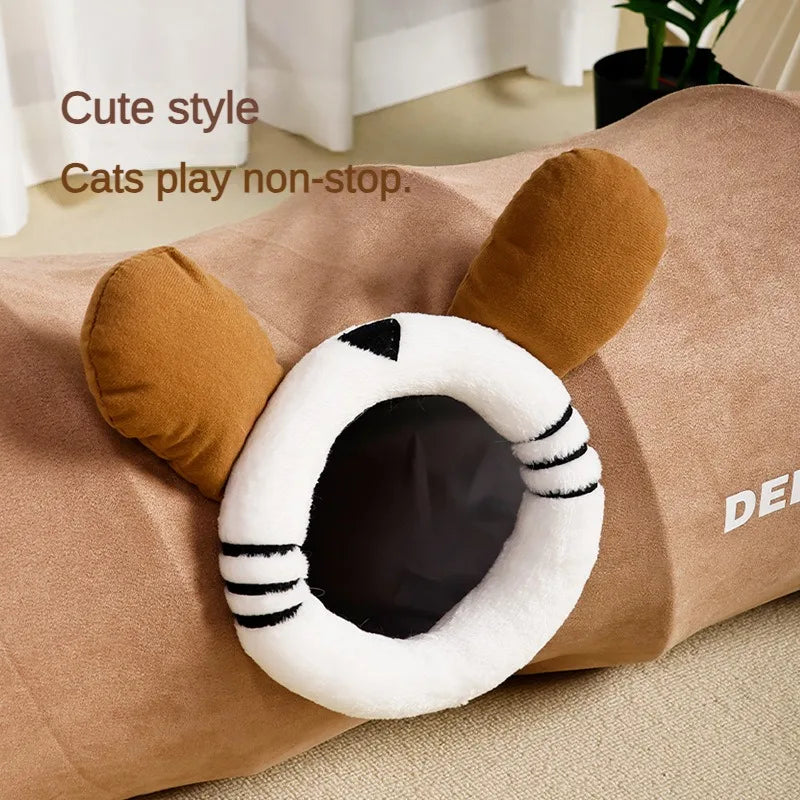 WhiskerWind Foldable Cat Tunnel