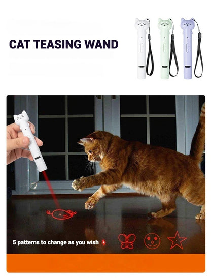 Multi-Pattern Infrared Cat Chaser for Exercise & Training