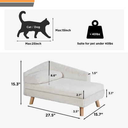 Nordic Elevated Pet Sofa Bed