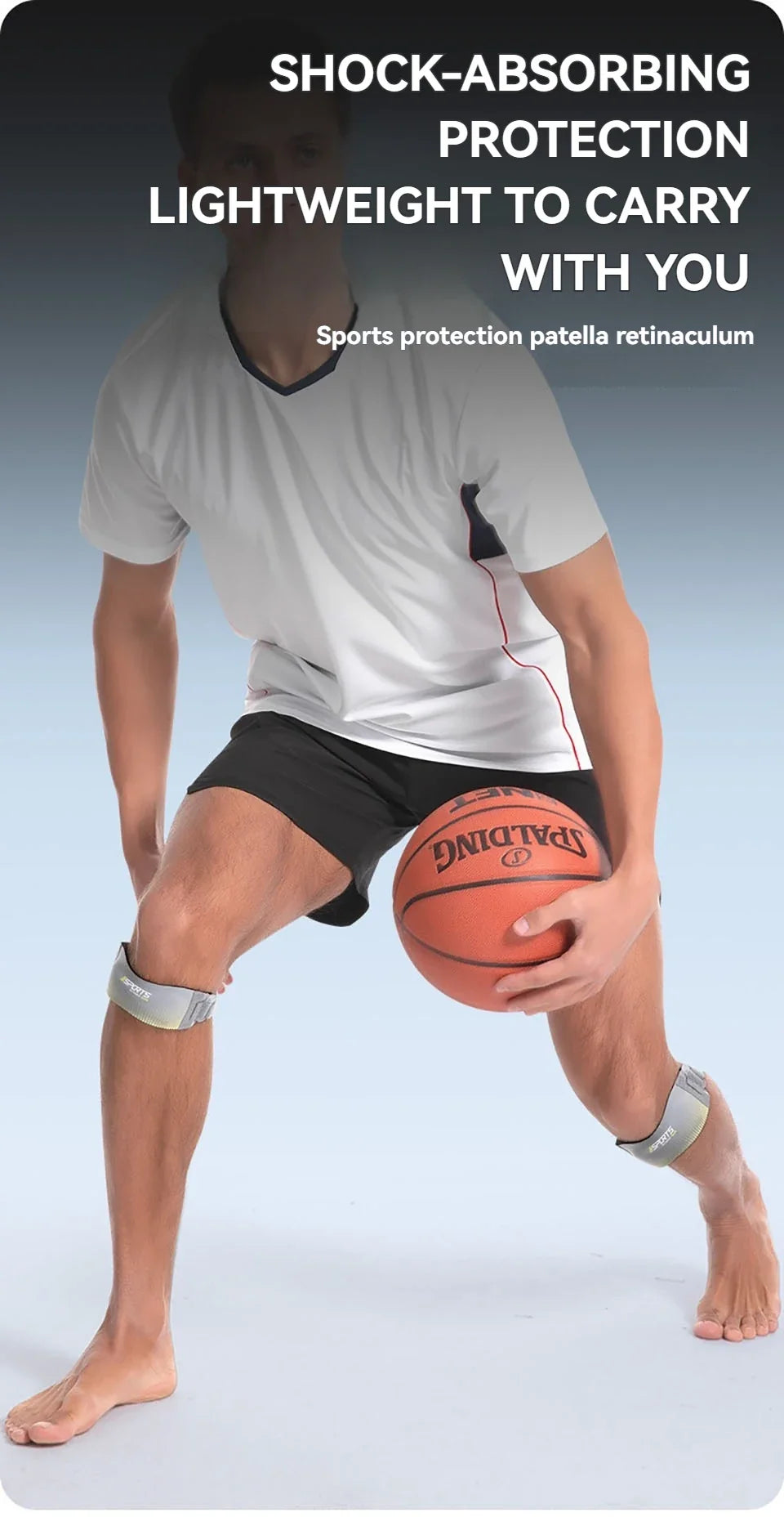 PatellaLock Adjustable Knee Support Strap