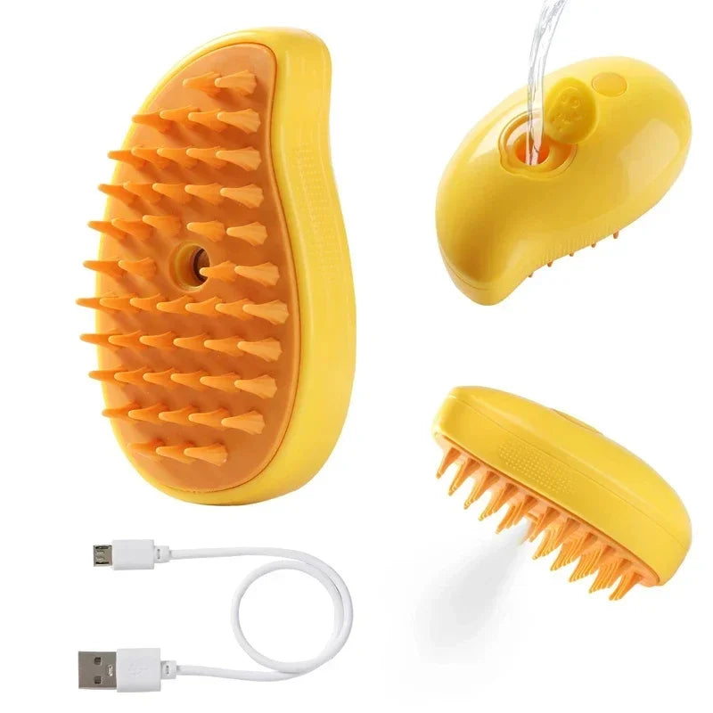 PurePaws 3-in-1 Steam Pet Brush