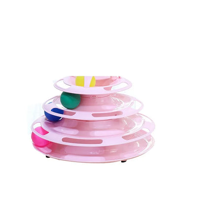 GalaxySpin 3-Layer Cat Track Toy