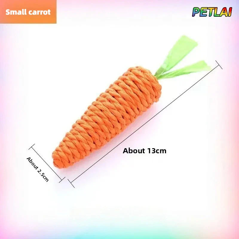Cat Carrot Teeth Grinding Toy