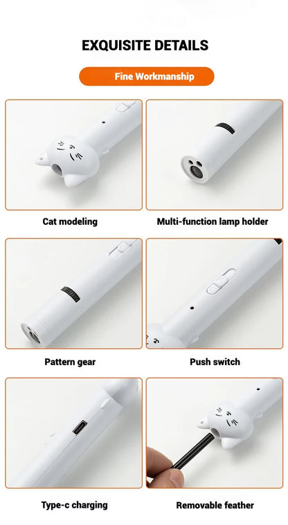 Multi-Pattern Infrared Cat Chaser for Exercise & Training
