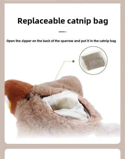 Catnip Electric Pat Bird Toy