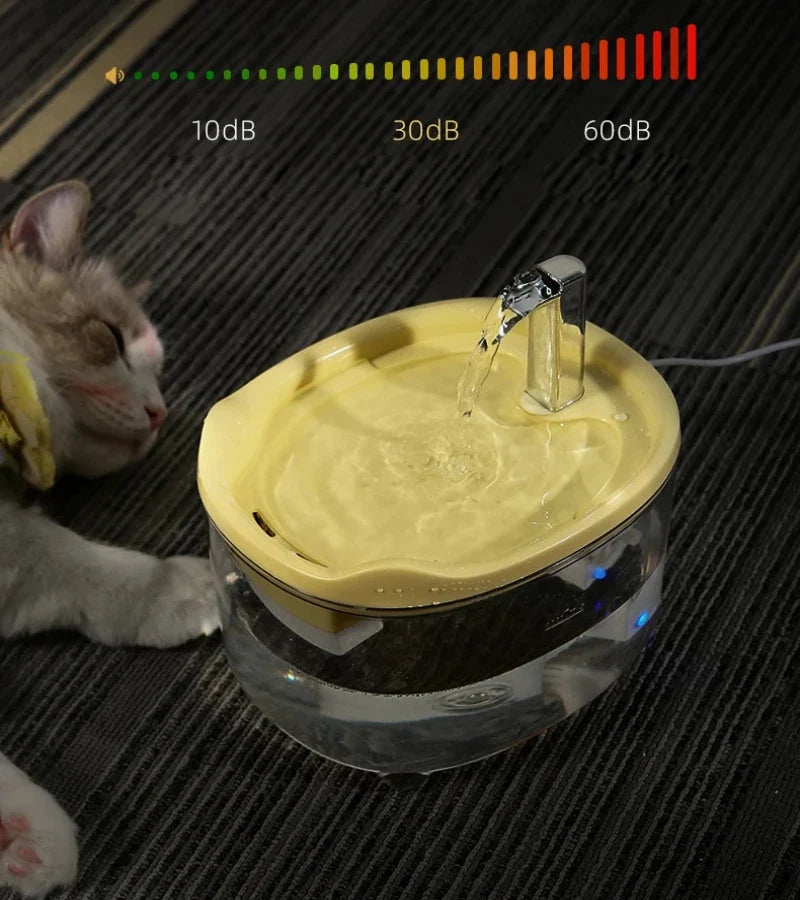 Automatic Cat Water Fountain with 5-Stage Filter
