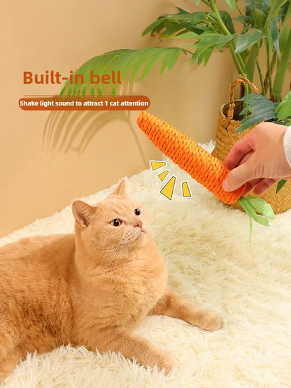 Cat Carrot Teeth Grinding Toy