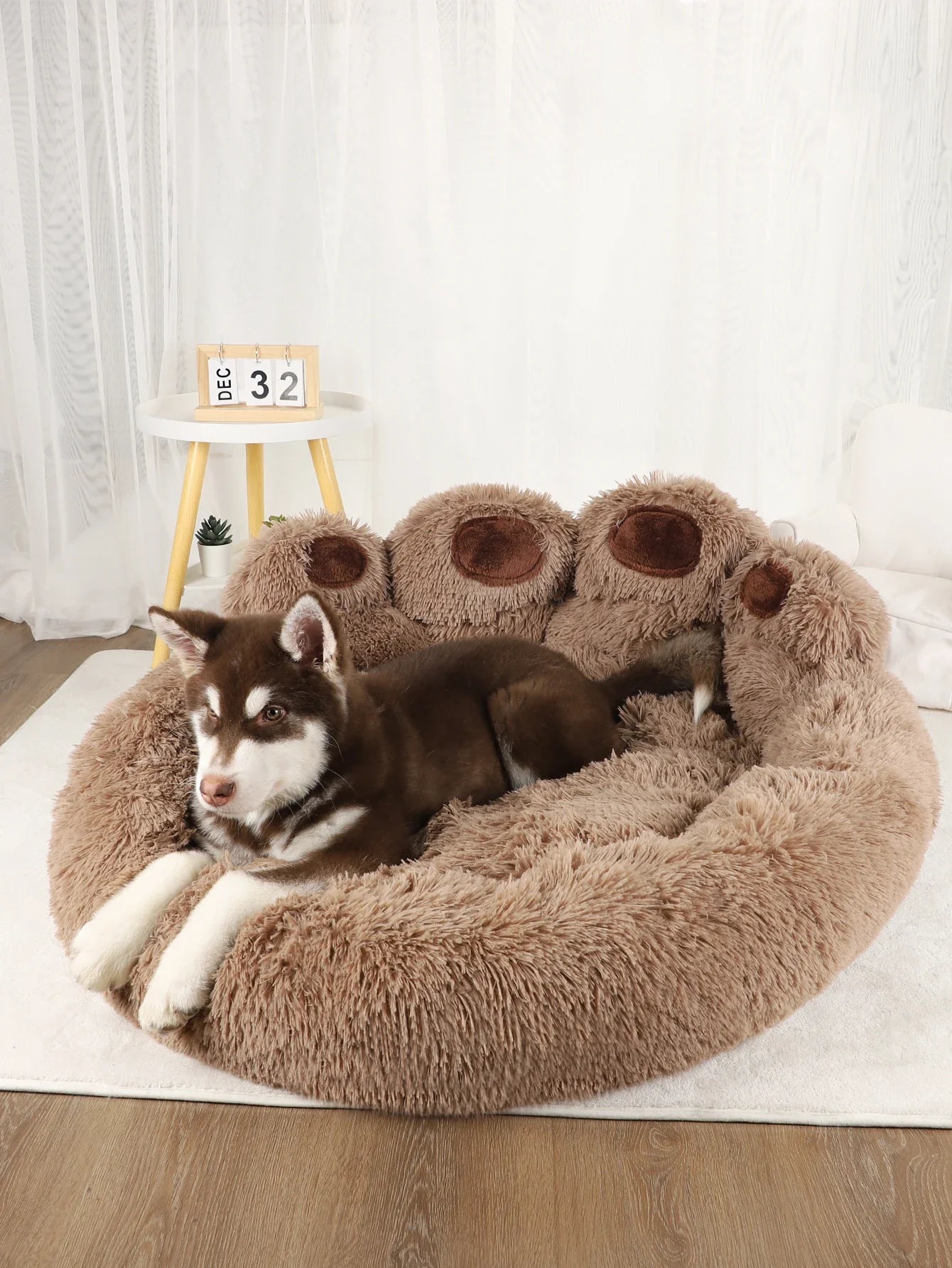 Fluffy Winter Dog Bed