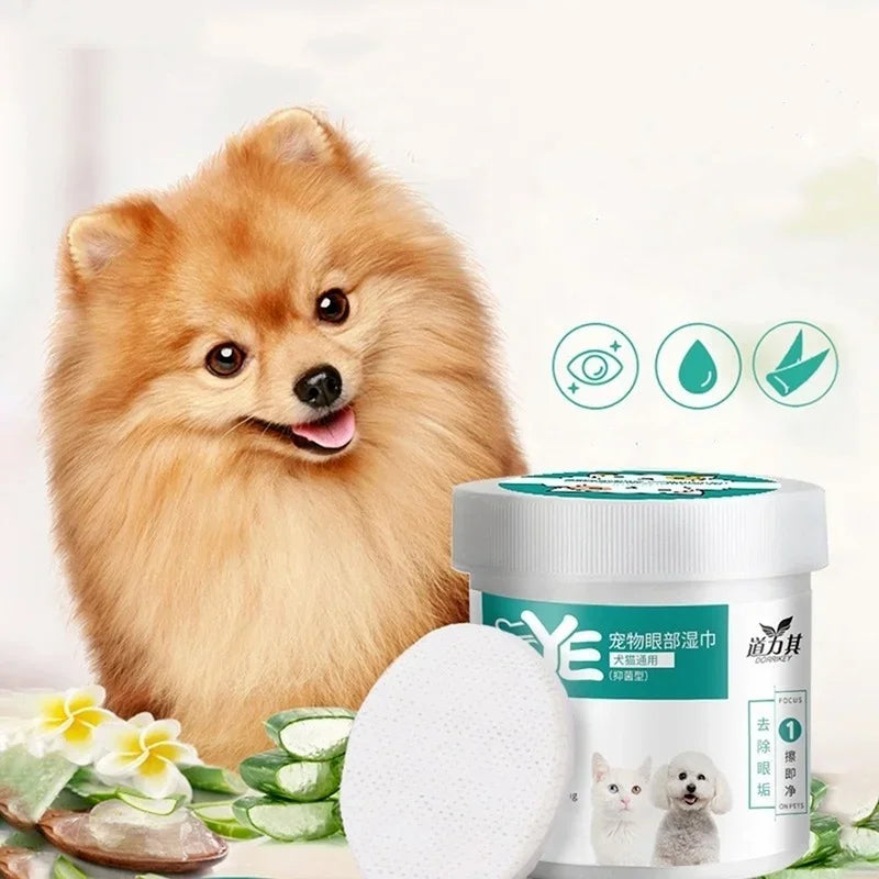 130 Pcs Pet Eye Wipes