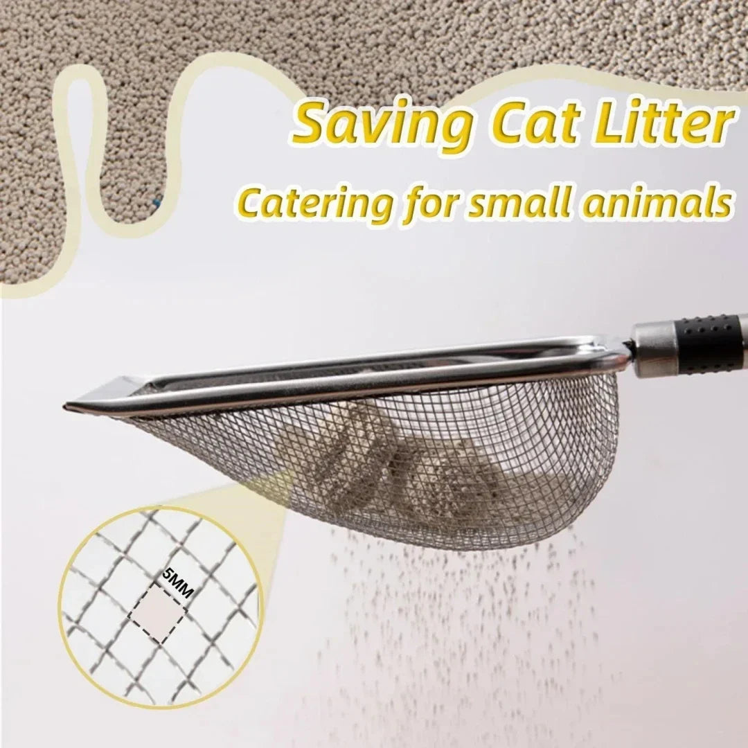 Ergo-Scoop Stainless Steel Litter Scooper