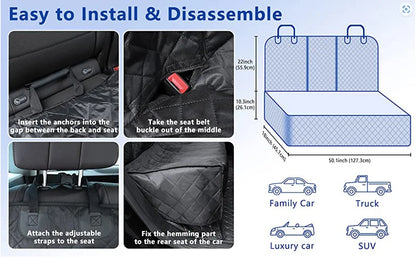 Dog Car Seat Cover Waterproof