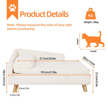 Nordic Elevated Pet Sofa Bed