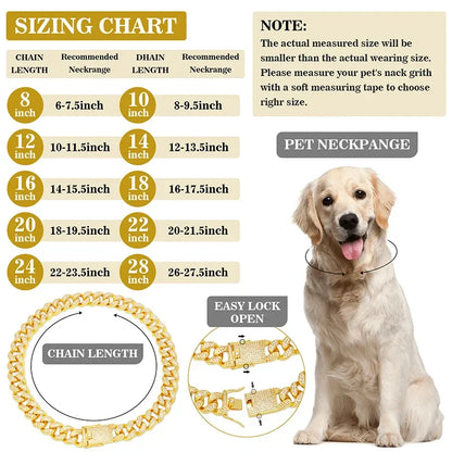 Cuban Link Diamond Collar
