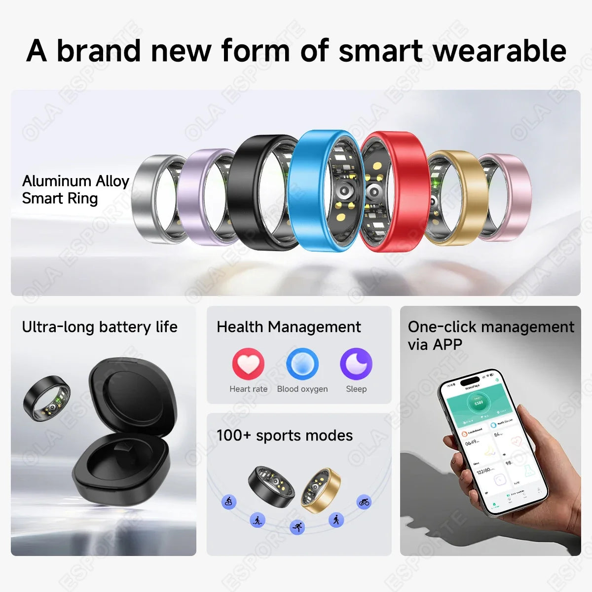 Ola Esporte Smart Ring