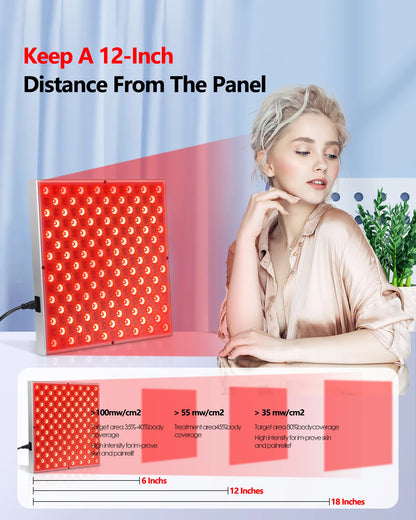 LED Red Light Therapy Panel